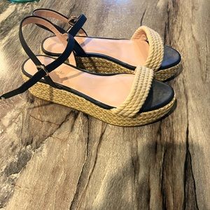 Kate Spade Espadrille Sandals & Wristlet Bundle